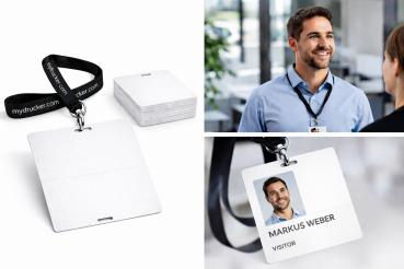 Preview: Besucherausweise selber drucken